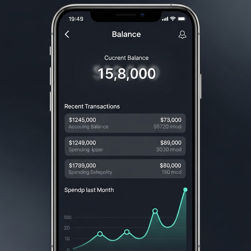 Screenshot bilancio app bancaria